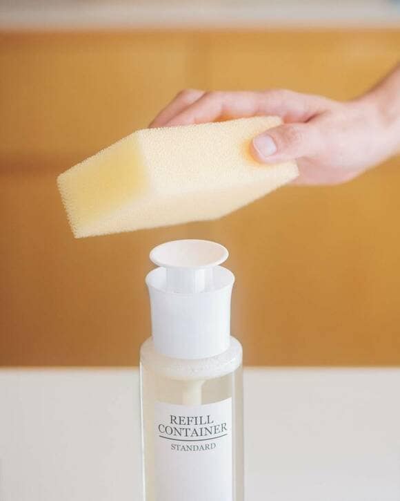 スポンジとボトル