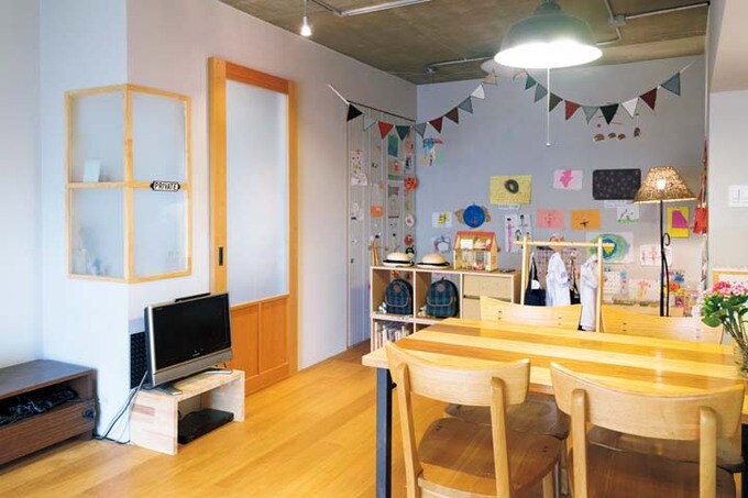 ダイニングのキッズコーナー