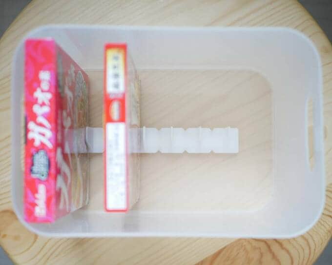 ボックスにレトルト2箱