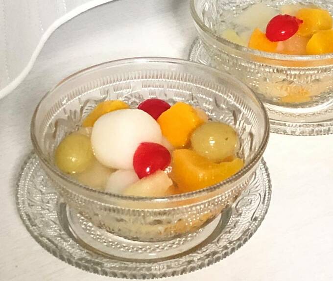 白玉入りフルーツポンチ