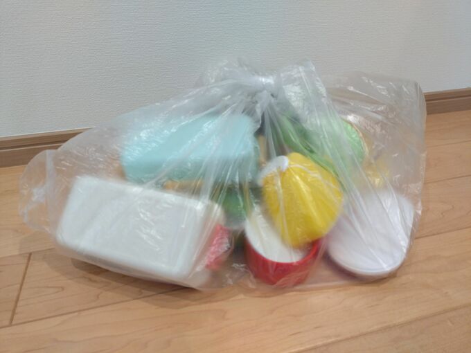 処分した弁当箱