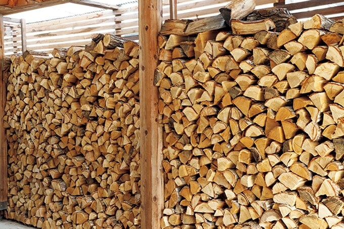 冬に使う薪