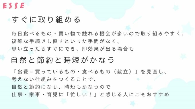 食費節約メリットスライド