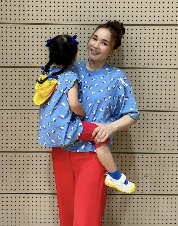 ノラさんとバブ子の運動会ルック