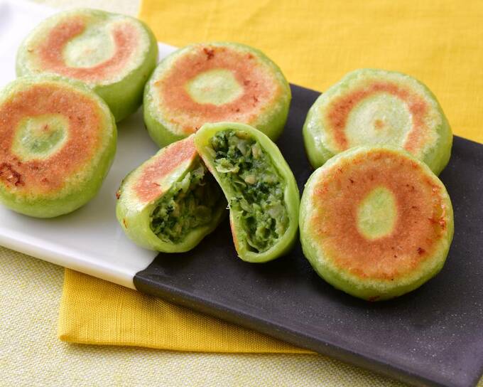 モッチリほうれん草入りぎょうざ