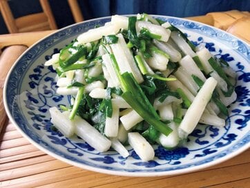 やさしい家中華「ニラと長イモの炒め物」レシピ。ホクホク食感がたまらない