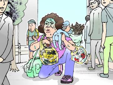 ワンオペ帰省で肉離れ、嵐が直撃…。夏休みトラブル体験談