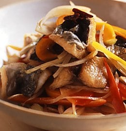 ＜アジの南蛮漬け風サラダ＞アンチエンジング効果も！女性にうれしいお魚レシピ