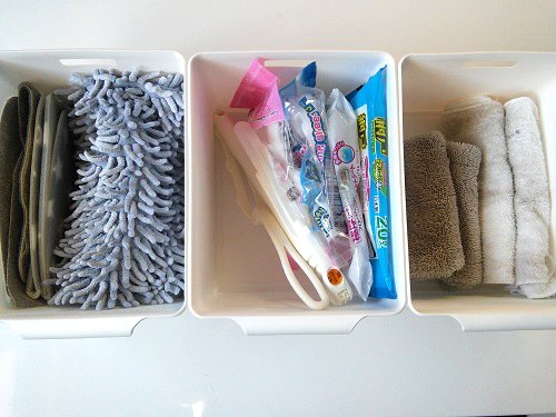 セリアの「ラッセバスケット」