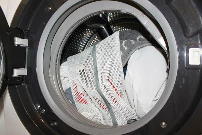 洗濯機にネット