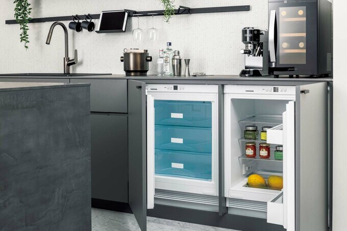 冷凍庫と冷蔵庫をビルトイン