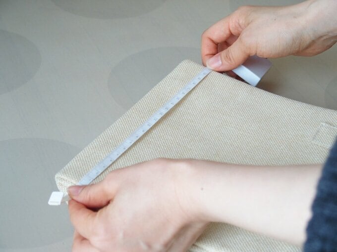 長さを測る様子