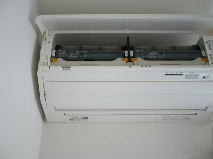 エアコンを開けた状態