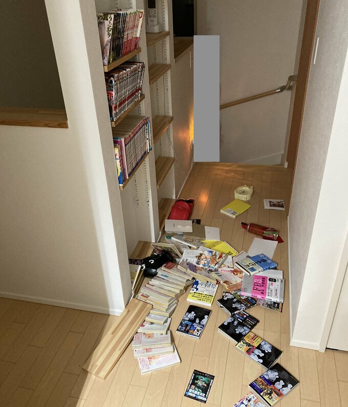 地震直後の状況