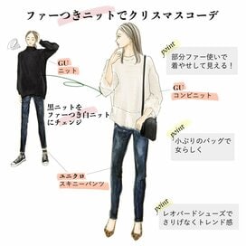 GUの990円フェザーつきニットが通勤からパーティまで使えすぎ！