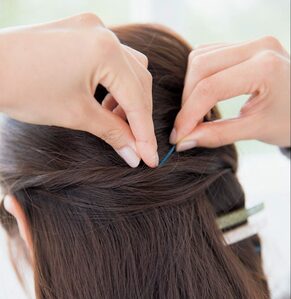 アメピンで固定