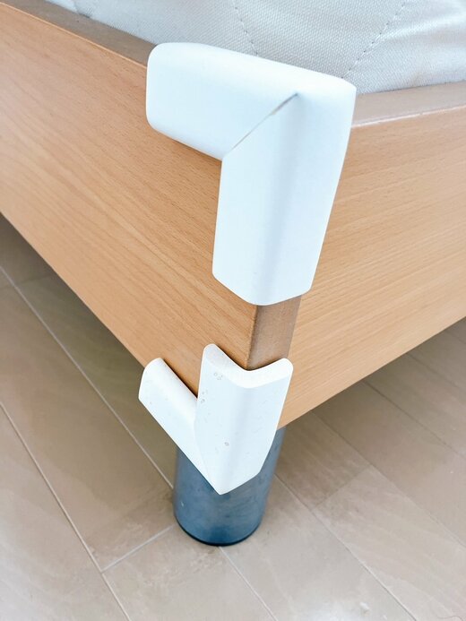 写真:ベッドの角(After)