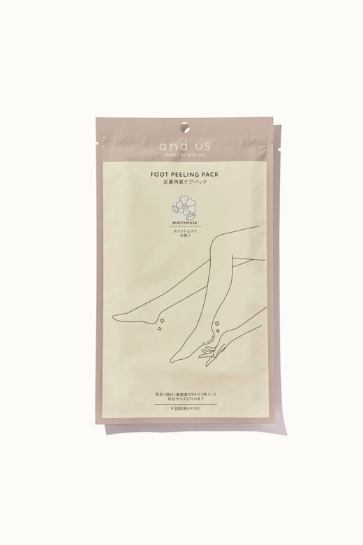 足裏角質ケアパック ホワイトムスクの香り