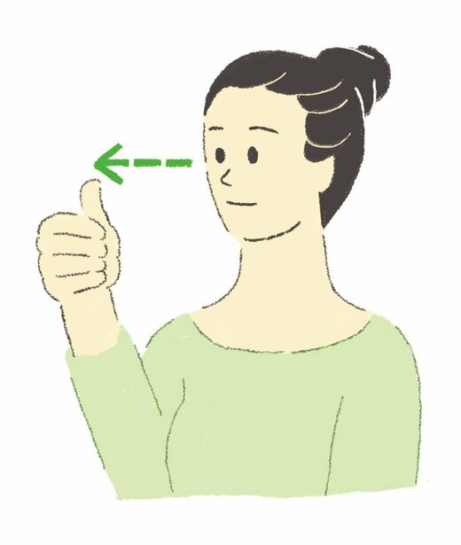 20cmくらいの距離