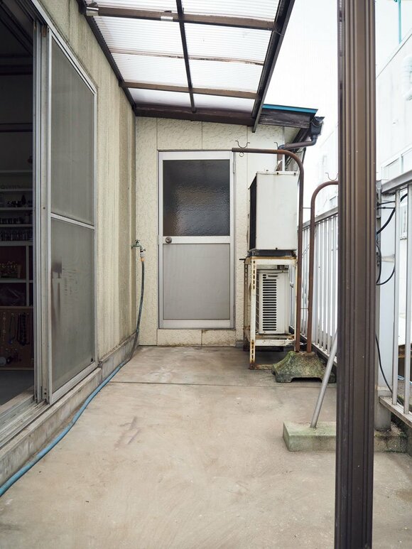 整理されたベランダ