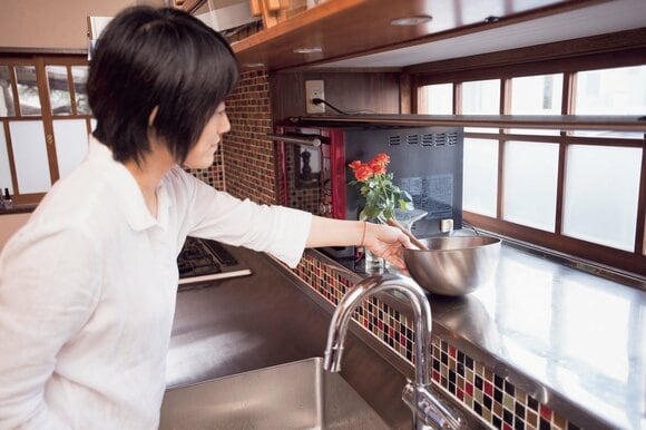 調理中の一時置き場をつくる