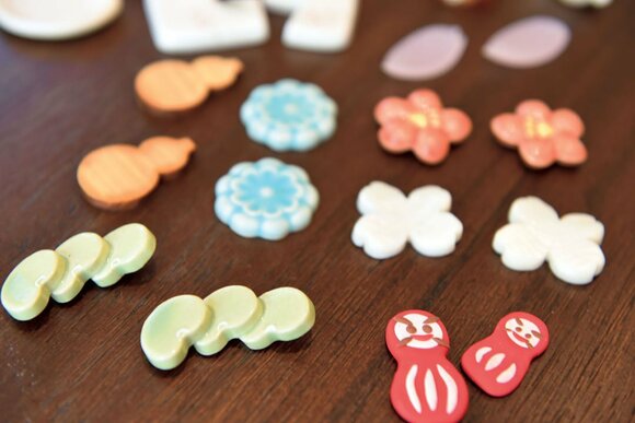 いろんなモチーフがある箸置き