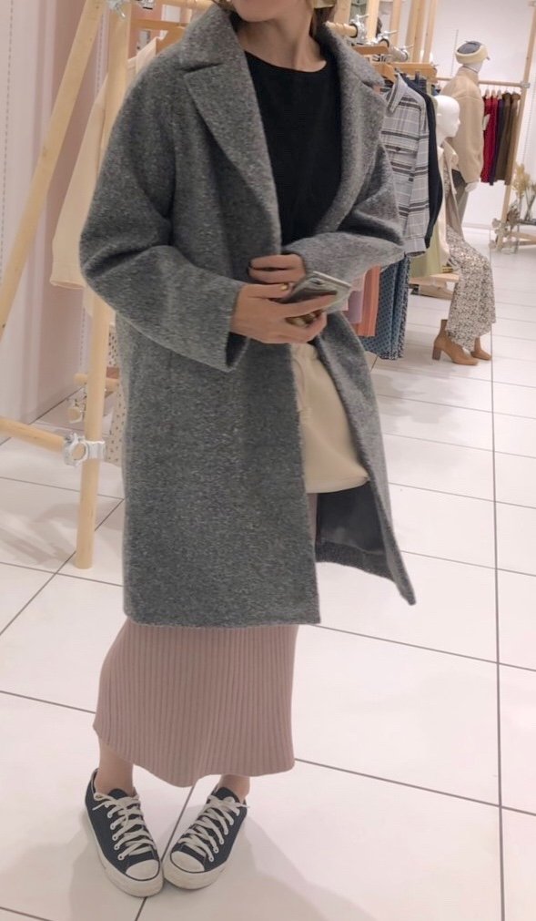 171cmのスタッフが着てみた感じはこちら