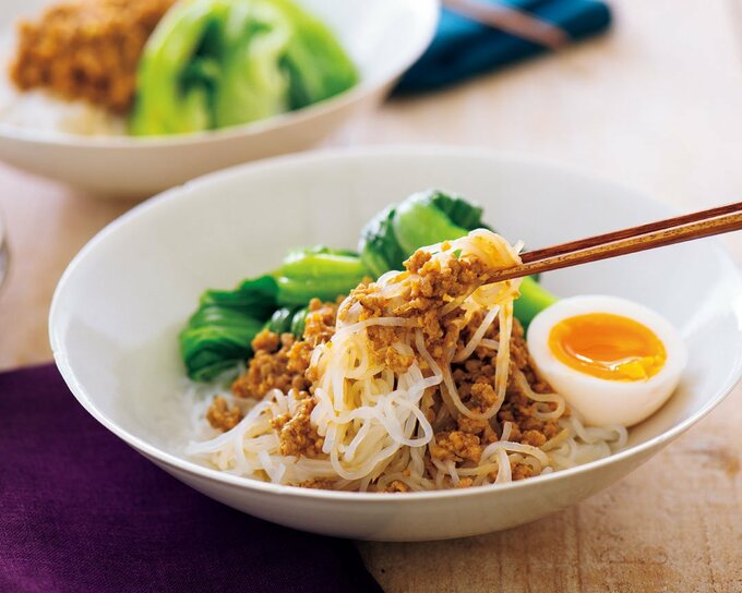 汁なししらたき担々麺