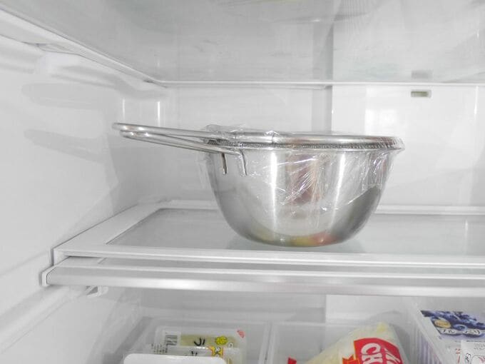 冷蔵庫で米の浸水