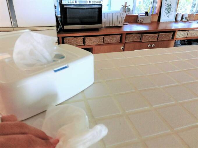 おしりふきも家の各所に常備