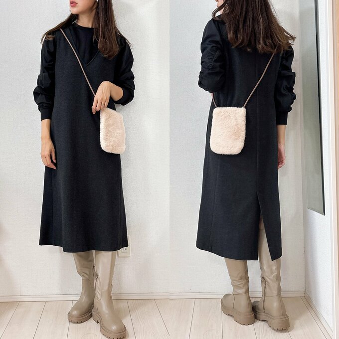 ロングブーツ合わせ