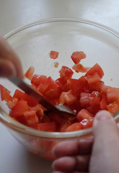 トマトの味つけ