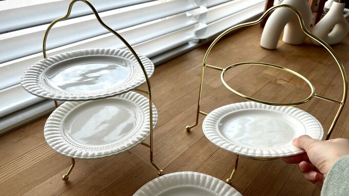 アフタヌーンティー用のカトラリー