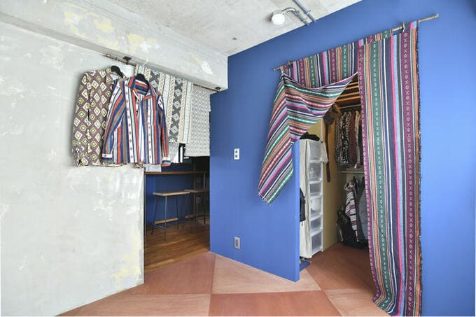 ウォークインクローゼットを新設した洋室