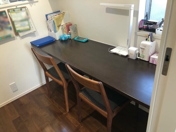 子ども用スペースに移動したカウンター