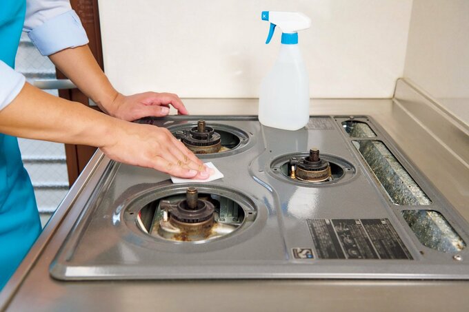 コンロの油汚れ