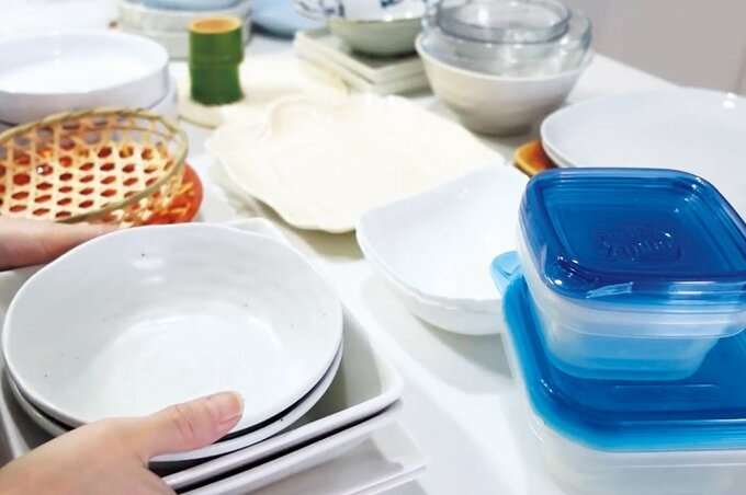 3年前に捨てた食器たち…
