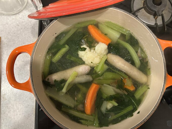 具だくさん野菜のスープ