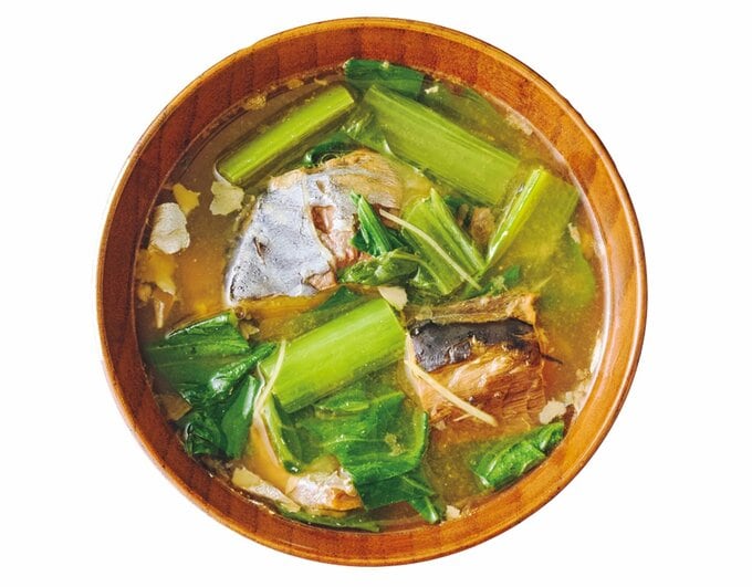 魚と野菜のみそ汁