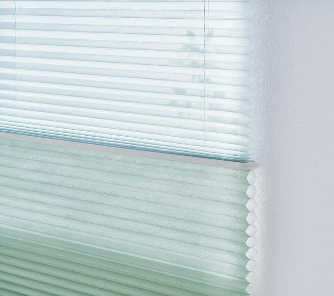 ハニカムスクリーン の寄り写真