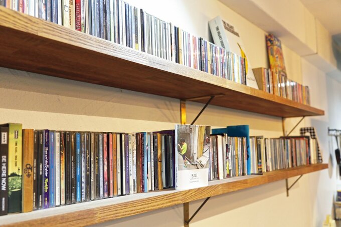 夫のCD用スペース