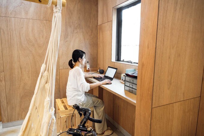 テレワークしている建主