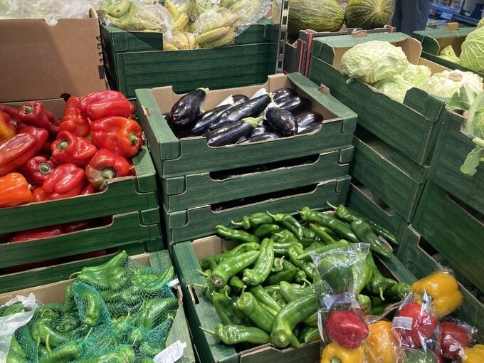 スペインの野菜売り場