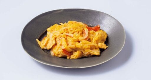 バリエーション豊富な「いり卵」。パパっとできて、色味も鮮やかに！