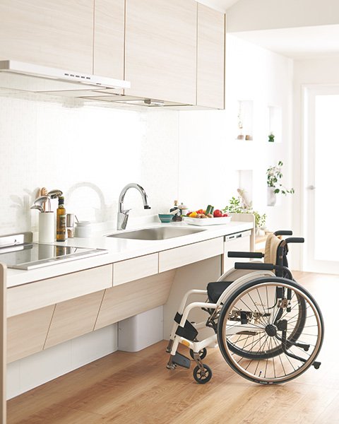 車椅子対応キッチン