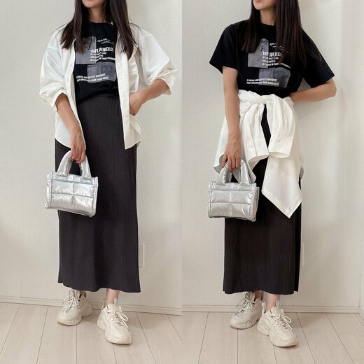 腰に巻いて今風に