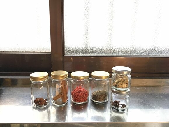 頻繁に出番のないスパイス類