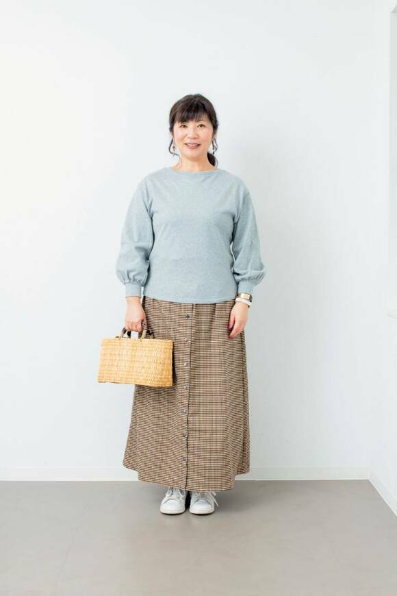 パフスリーブのトップス