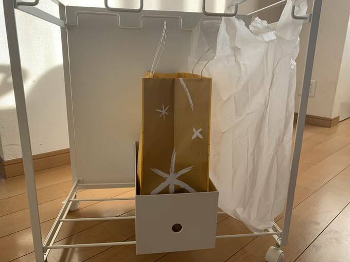 ボックスに紙袋