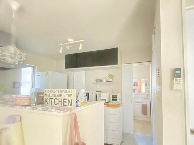 キッチンと洗面所